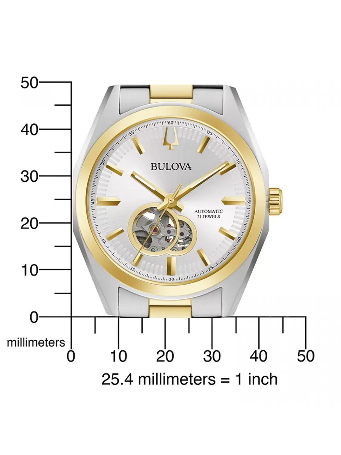 Bulova Herrenuhr Automatik Surveyor Bicolor | Herrenuhren