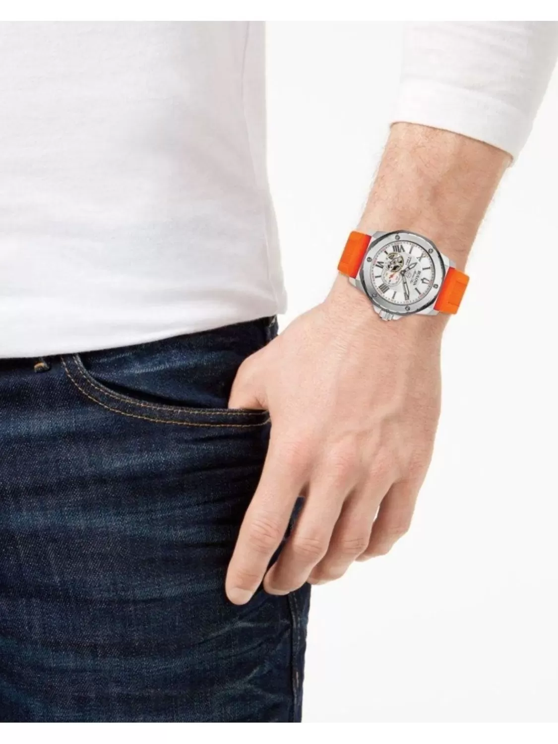 Bulova Taucheruhr Fur Herren A Automatik Orange/Silberfarben | Herrenuhren