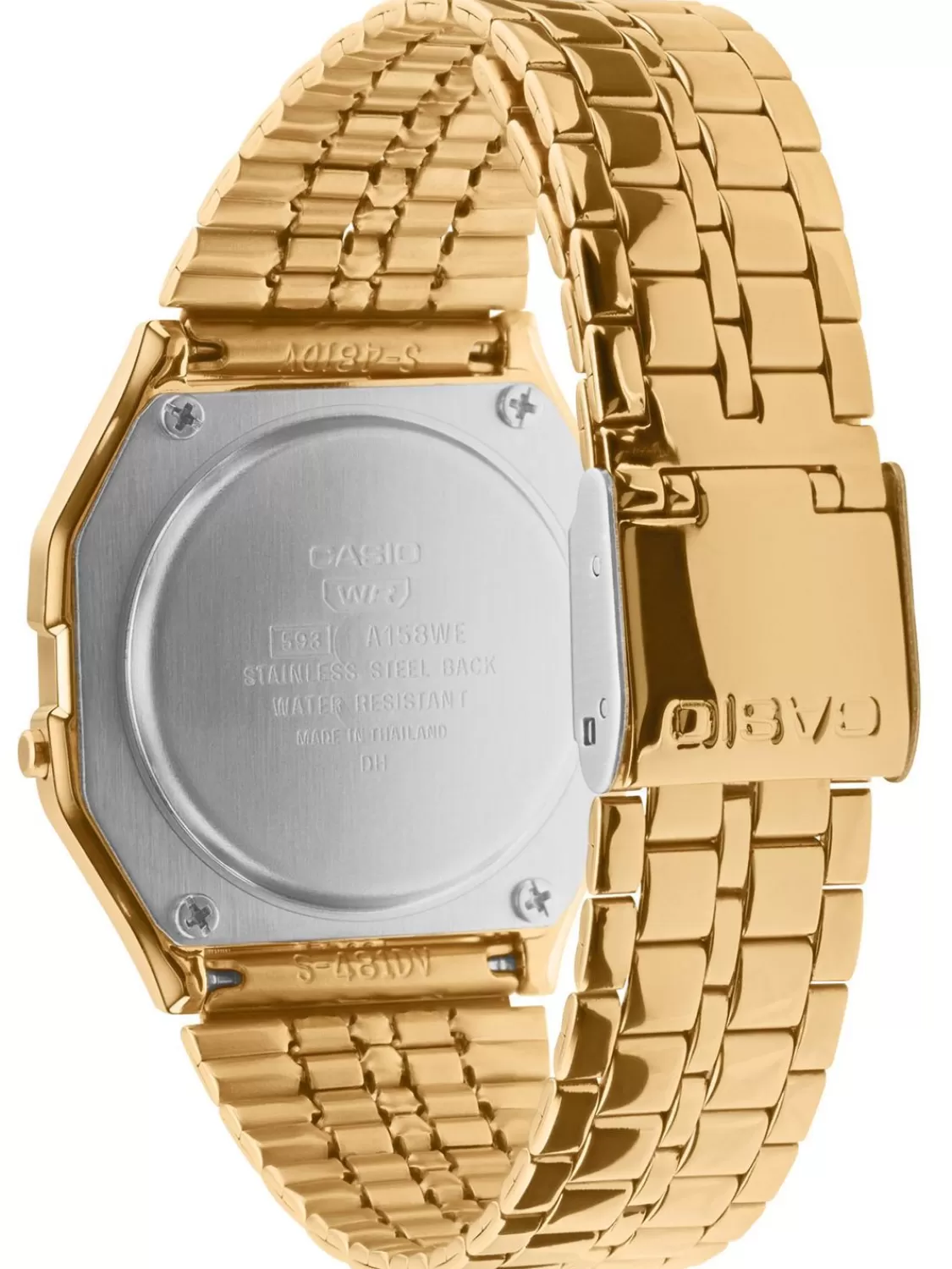 Casio Vintage Digitaluhr Goldfarben | Herrenuhren