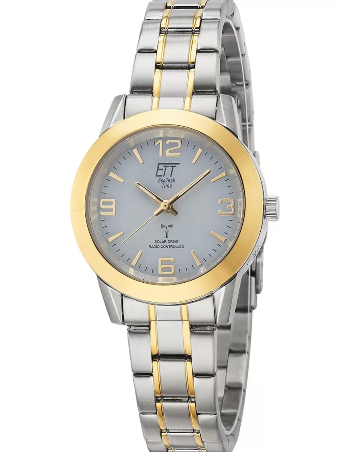 ETT Eco Tech Time Damenuhr Funk/Solar Basic Bicolor | Damenuhren