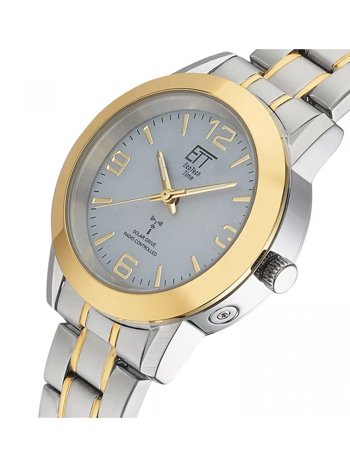 ETT Eco Tech Time Damenuhr Funk/Solar Basic Bicolor | Damenuhren