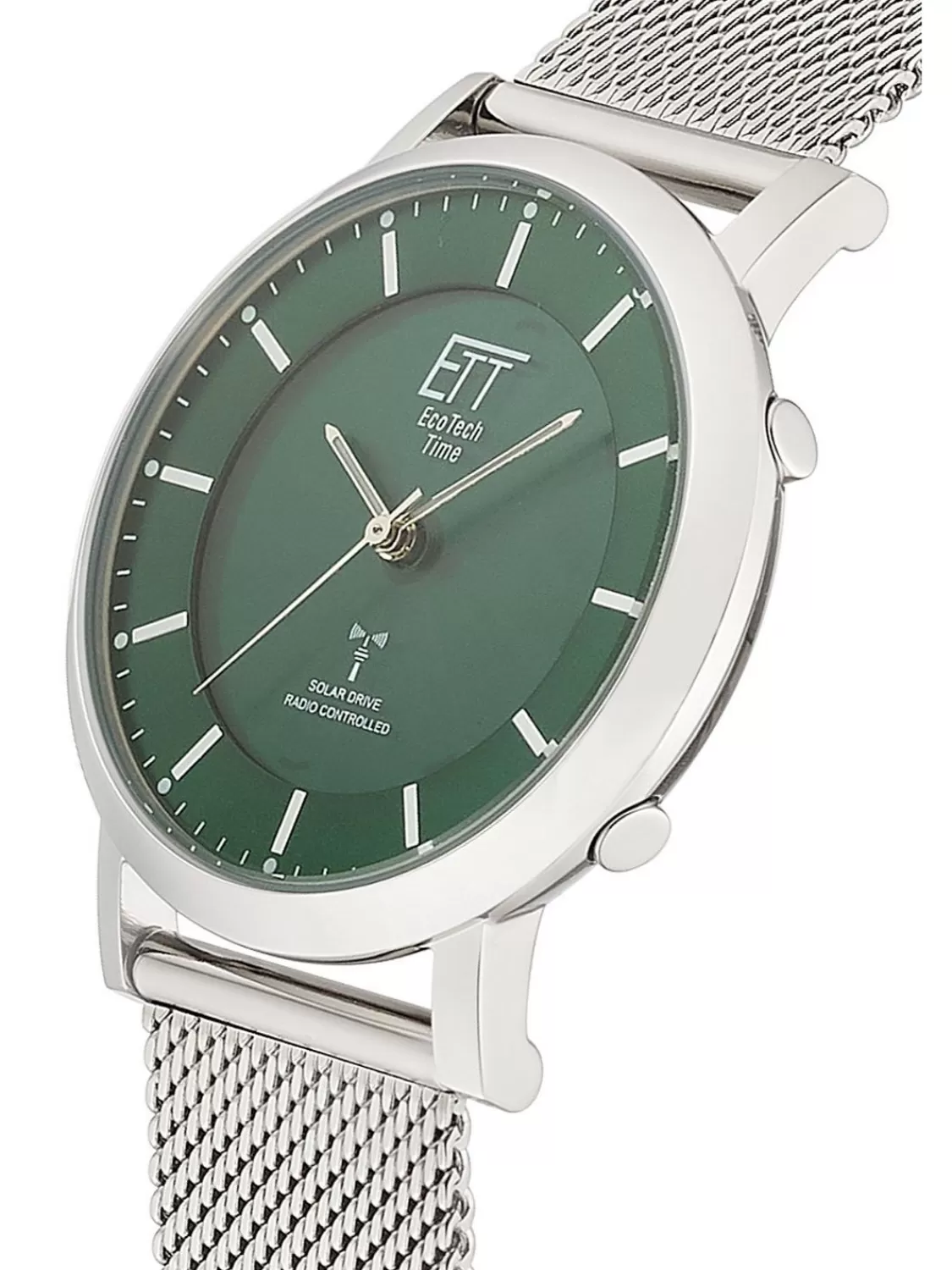 ETT Eco Tech Time Funk-Solar Damenuhr Atacama Edelstahl Mit 2 Bandern | Damenuhren