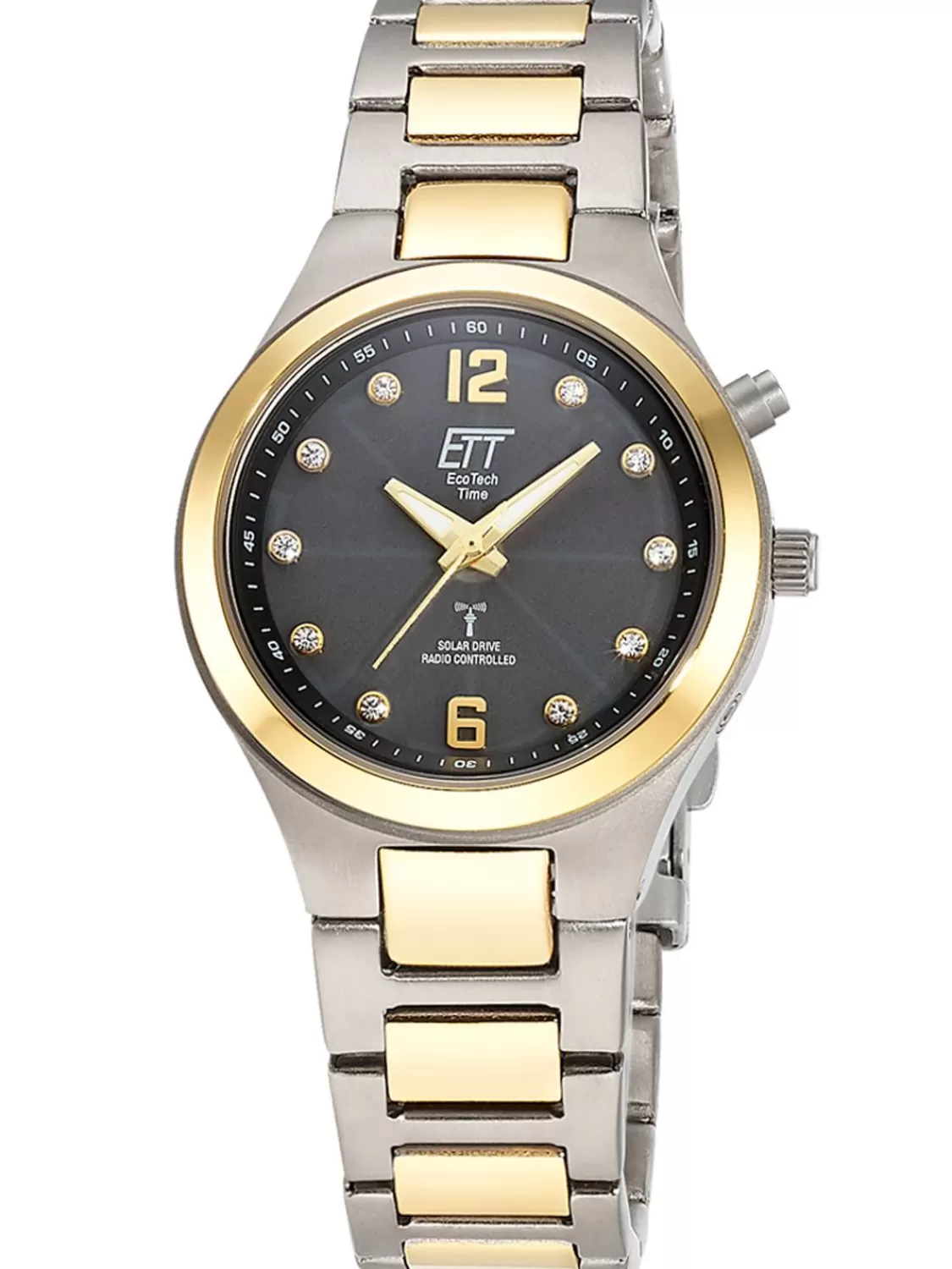 ETT Eco Tech Time Funk-Solar Damenuhr Everest Titan Bicolor | Damenuhren