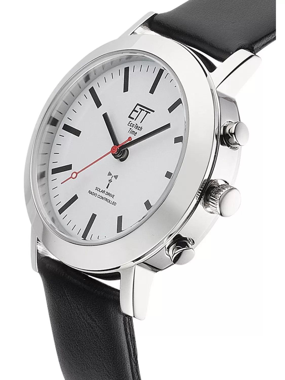 ETT Eco Tech Time Funk-Solar Damenuhr Station Watch Mit Lederband | Damenuhren