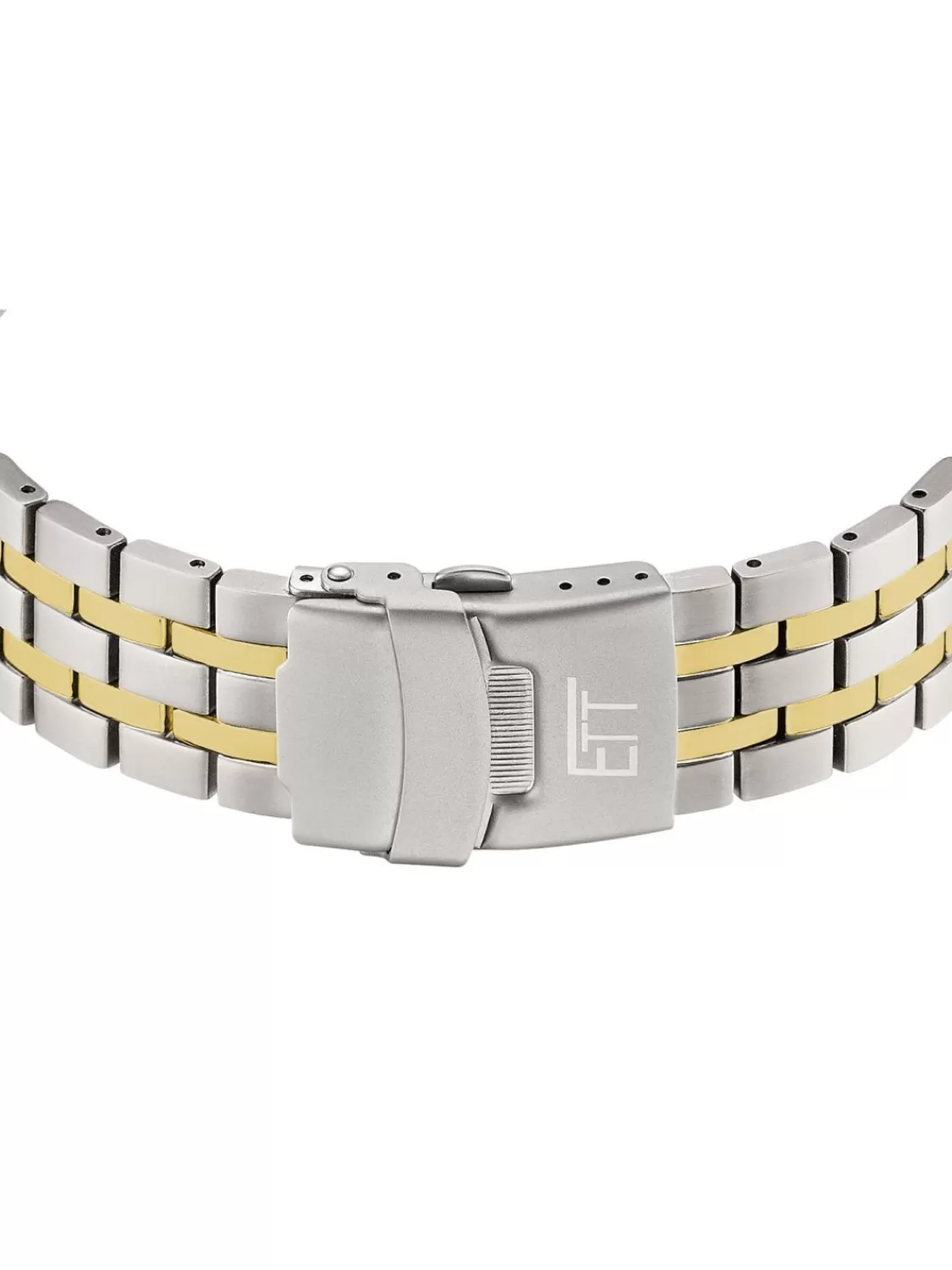ETT Eco Tech Time Funk-Solar Herrenuhr Professional Worldtimer Bicolor | Herrenuhren