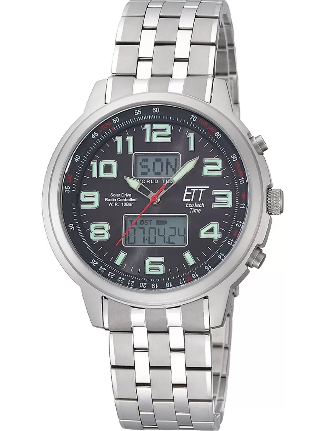 ETT Eco Tech Time Solar Drive Funk Herren-Armbanduhr Hunter Ii | Herrenuhren