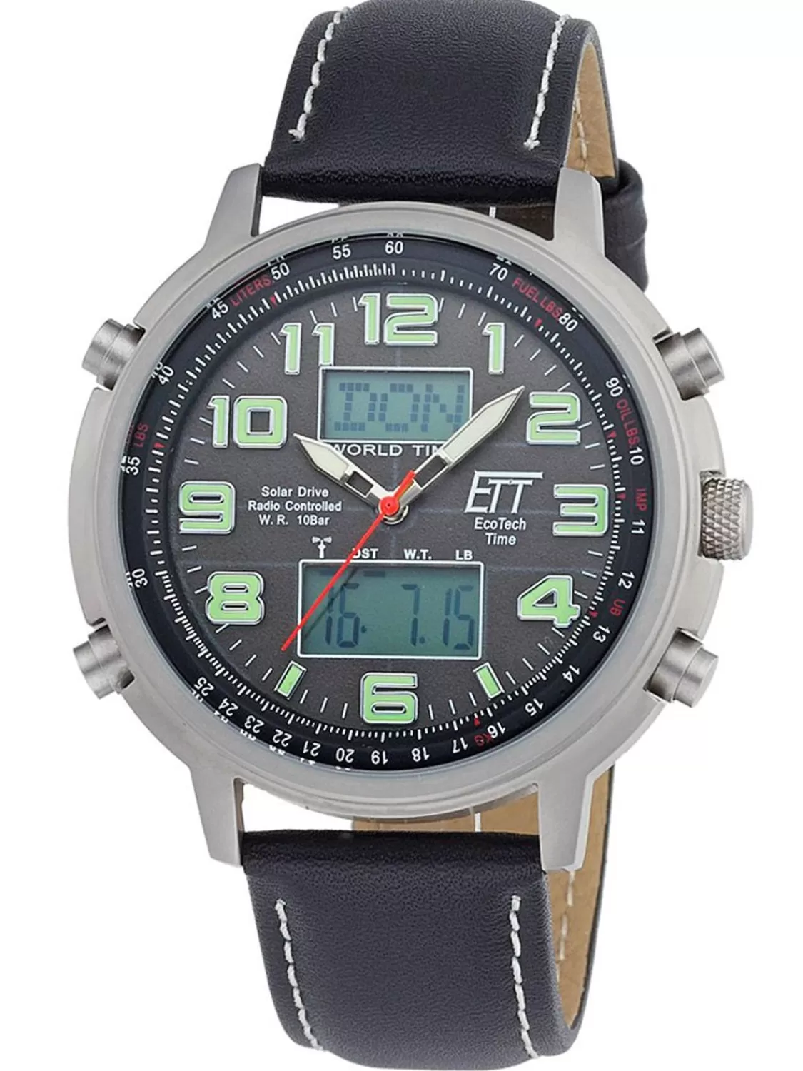 ETT Eco Tech Time Solar Drive Funk Herrenuhr Hunter Ii | Herrenuhren