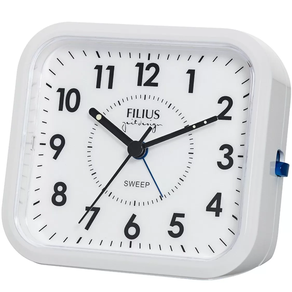 Filius Wecker Ohne Ticken Quarz 10 X 9 Cm Weis | Wecker