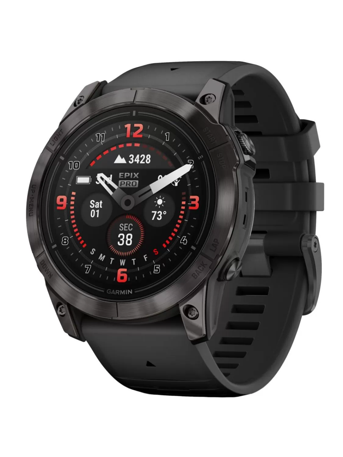Garmin Epix Pro Saphir Smartwatch Carbongrau Titan Dlc 51 Mm | Herrenuhren