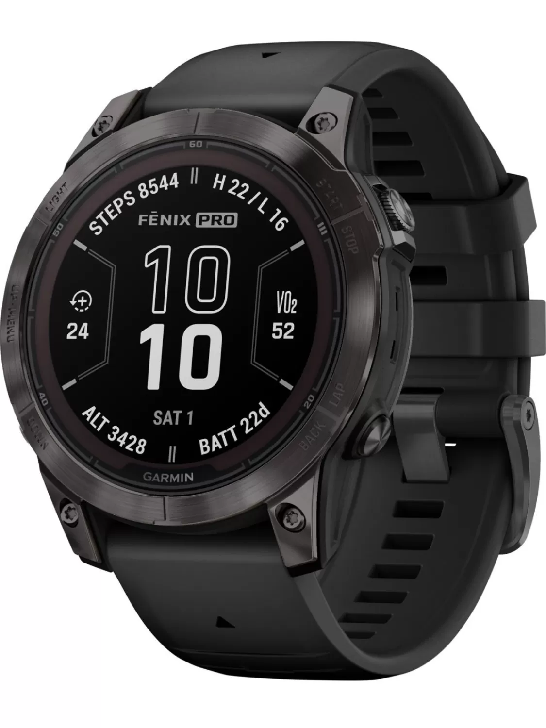 Garmin Fenix 7 Pro Saphir Solar Smartwatch Carbongrau Titan Dlc | Damenuhren