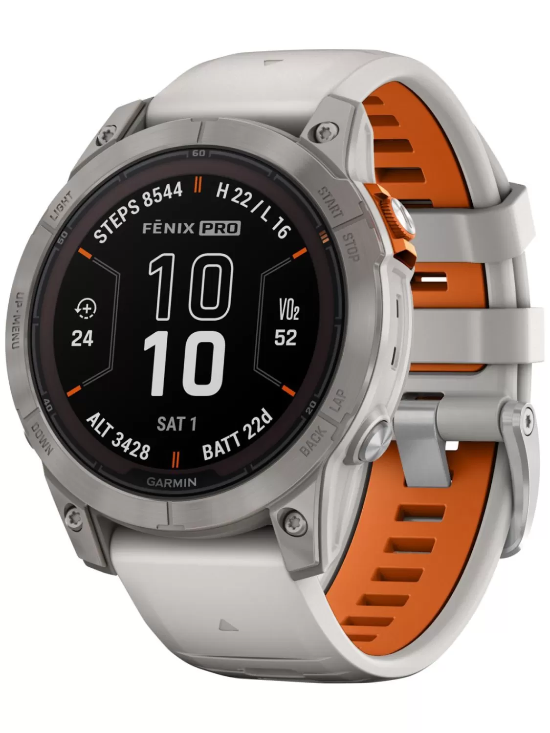 Garmin Fenix 7 Pro Saphir Solar Smartwatch Nebelgrau/Titan 47 Mm | Herrenuhren