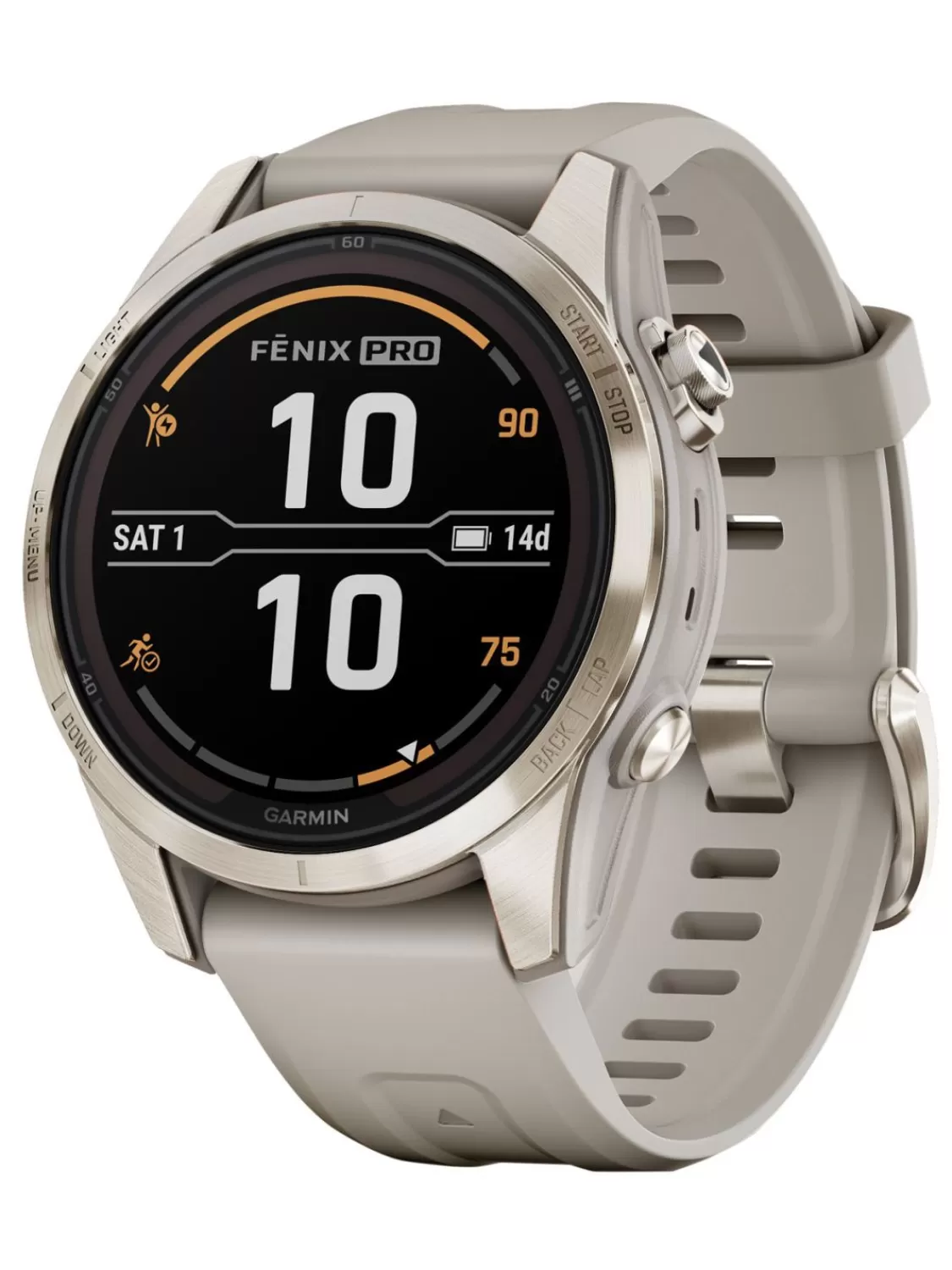 Garmin Fenix 7S Pro Saphir Solar Smartwatch Beige/Softgold 42 Mm | Herrenuhren