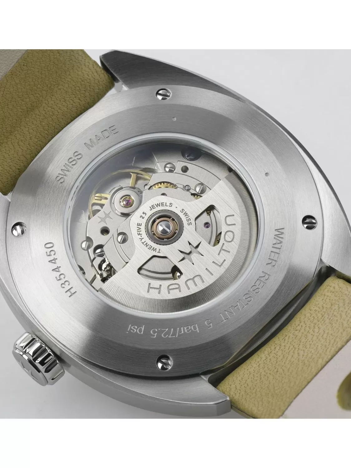 Hamilton Automatik Herrenuhr Pan Europ Day Date Beige 2 Bander | Herrenuhren