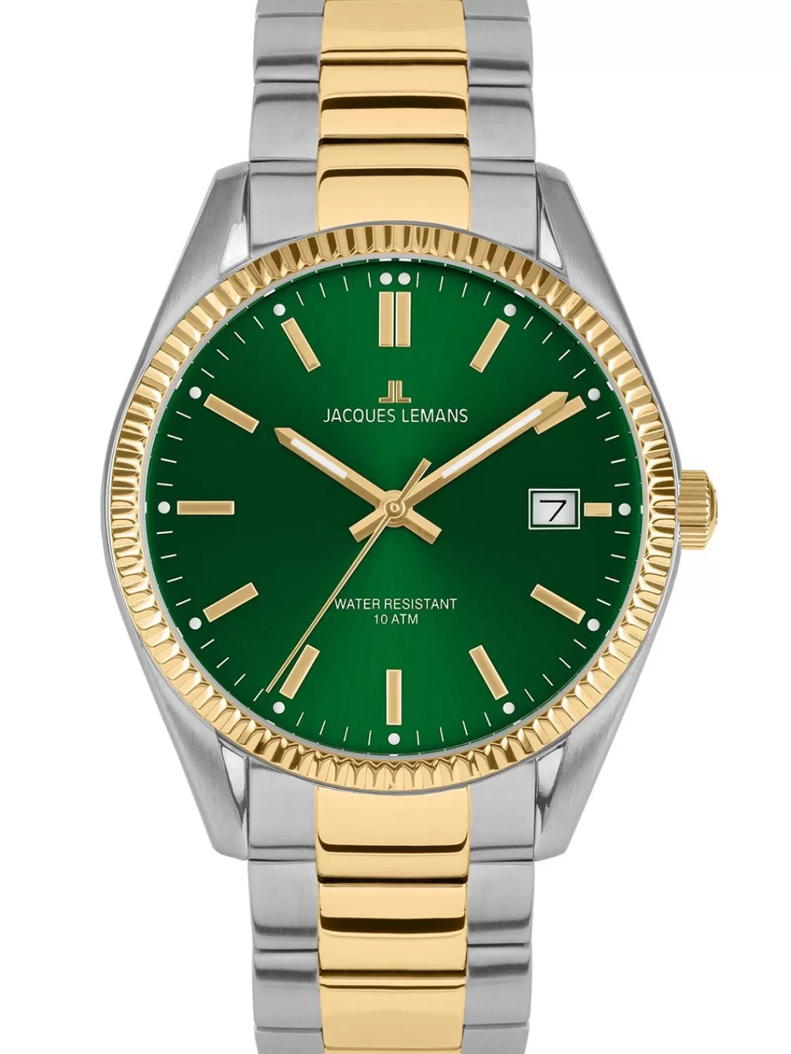 Jacques Lemans Damenuhr Derby Bicolor/Grun | Damenuhren