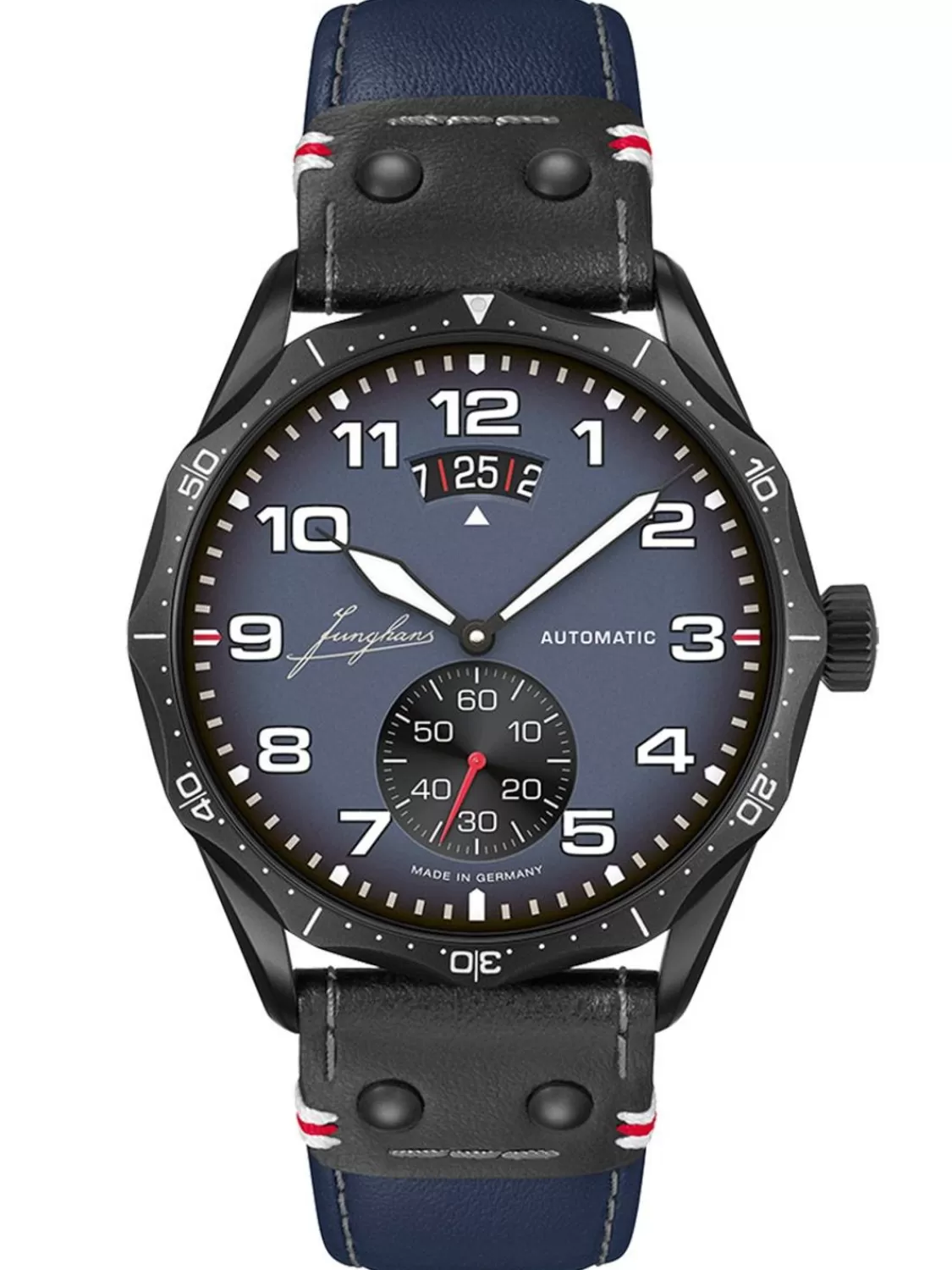 Junghans Meister Pilot Herrenuhr Automatik Navy Blau | Herrenuhren