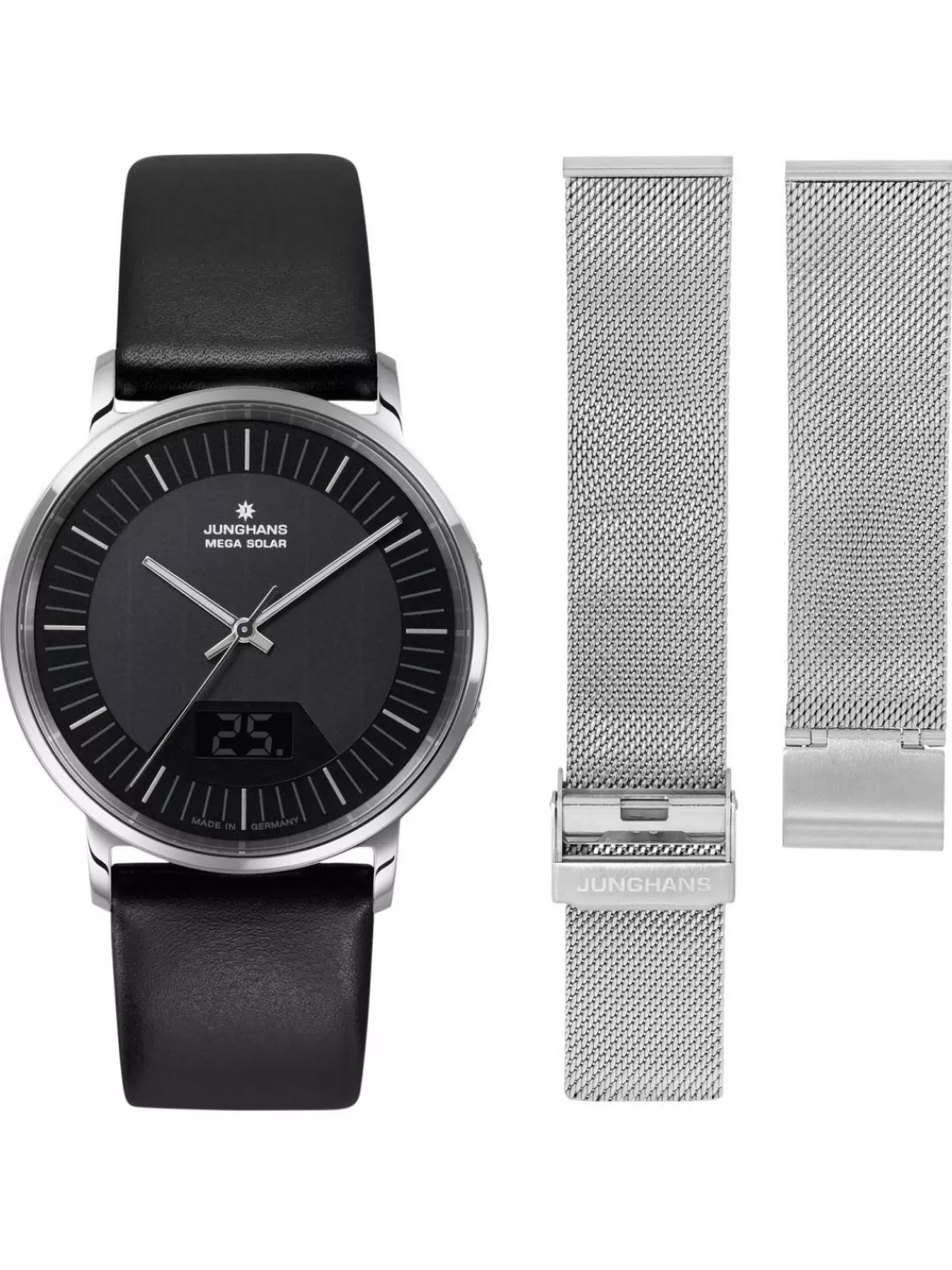 Junghans Milano Mega Solar Herren-Funkuhr | Herrenuhren