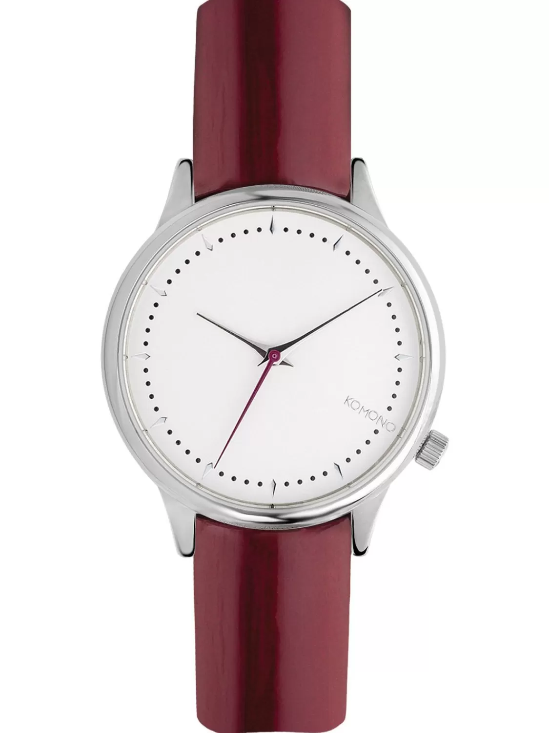 Komono Damenuhr Estelle Patent Burgundy | Damenuhren
