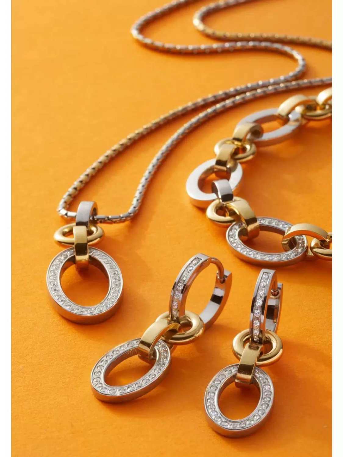 Leonardo Damen-Halskette Lena Edelstahl Bicolor | Herrenschmuck