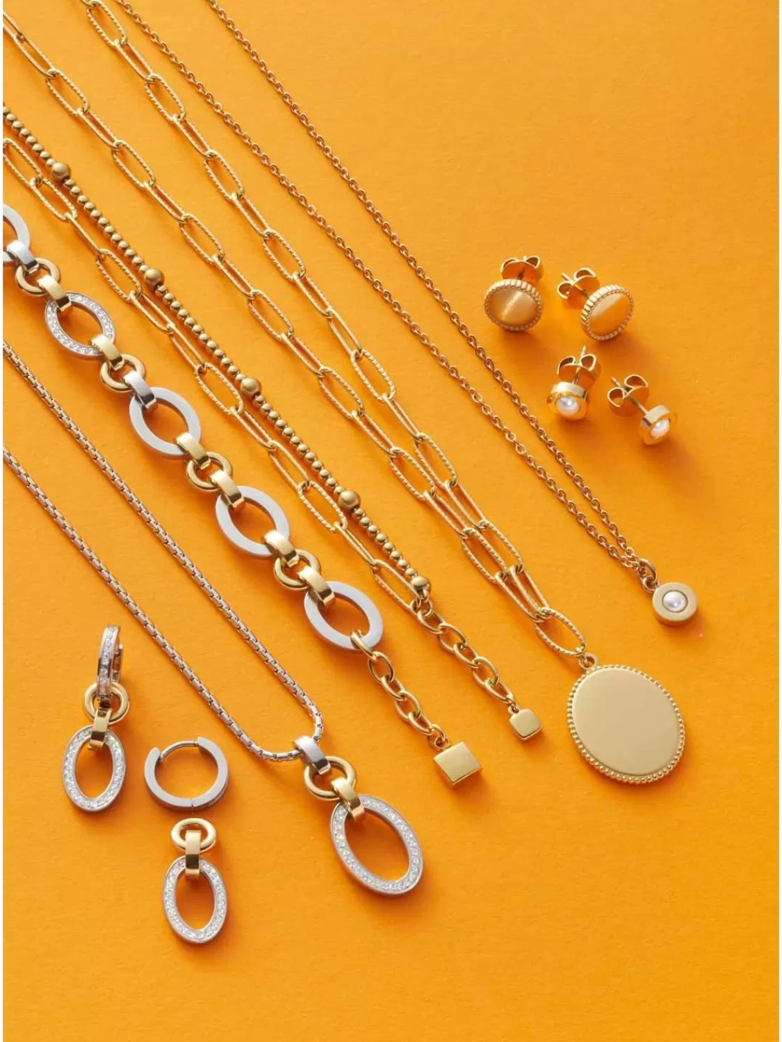 Leonardo Damen-Halskette Lena Edelstahl Bicolor | Herrenschmuck