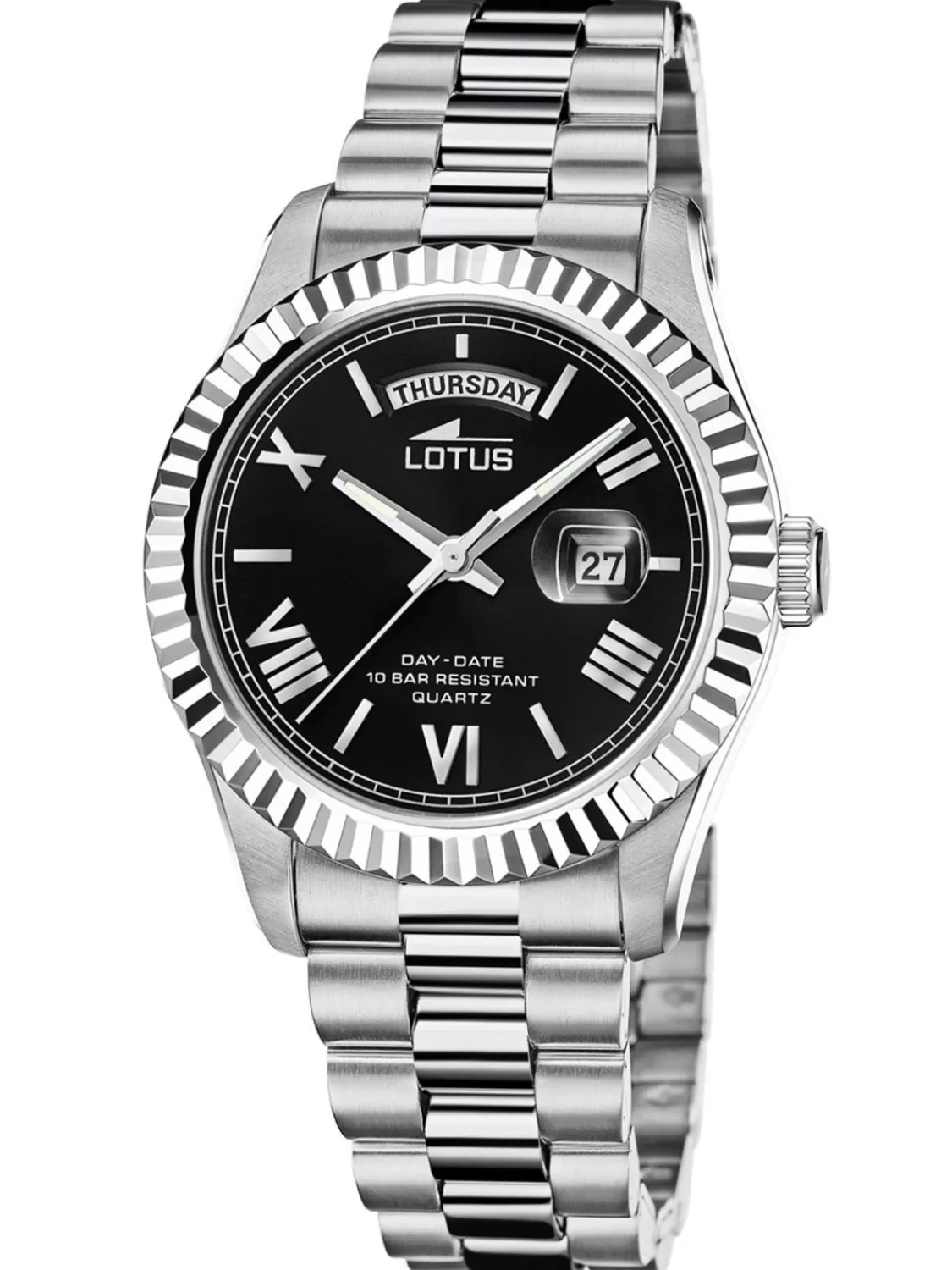 Lotus Herren-Armbanduhr Freedom Schwarz Datum Und Wochentag | Herrenuhren