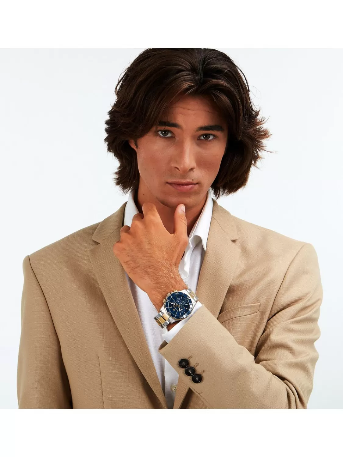 Maserati Herrenuhr Chronograph Competizione Bicolor/Blau | Herrenuhren