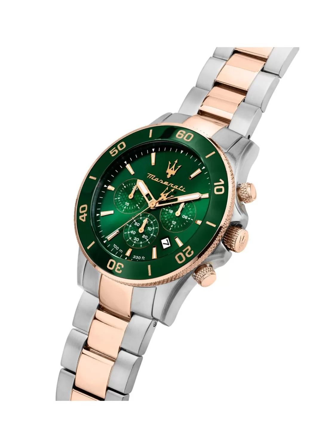 Maserati Herrenuhr Chronograph Competizione Bicolor/Grun | Herrenuhren