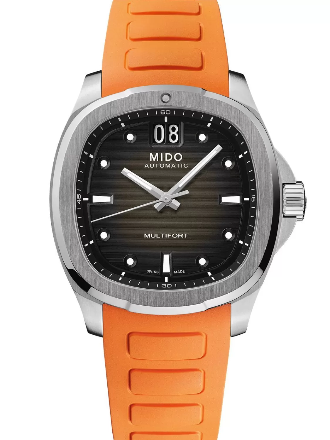 Mido Automatik Herrenuhr Multifort Tv Big Date Orange | Herrenuhren