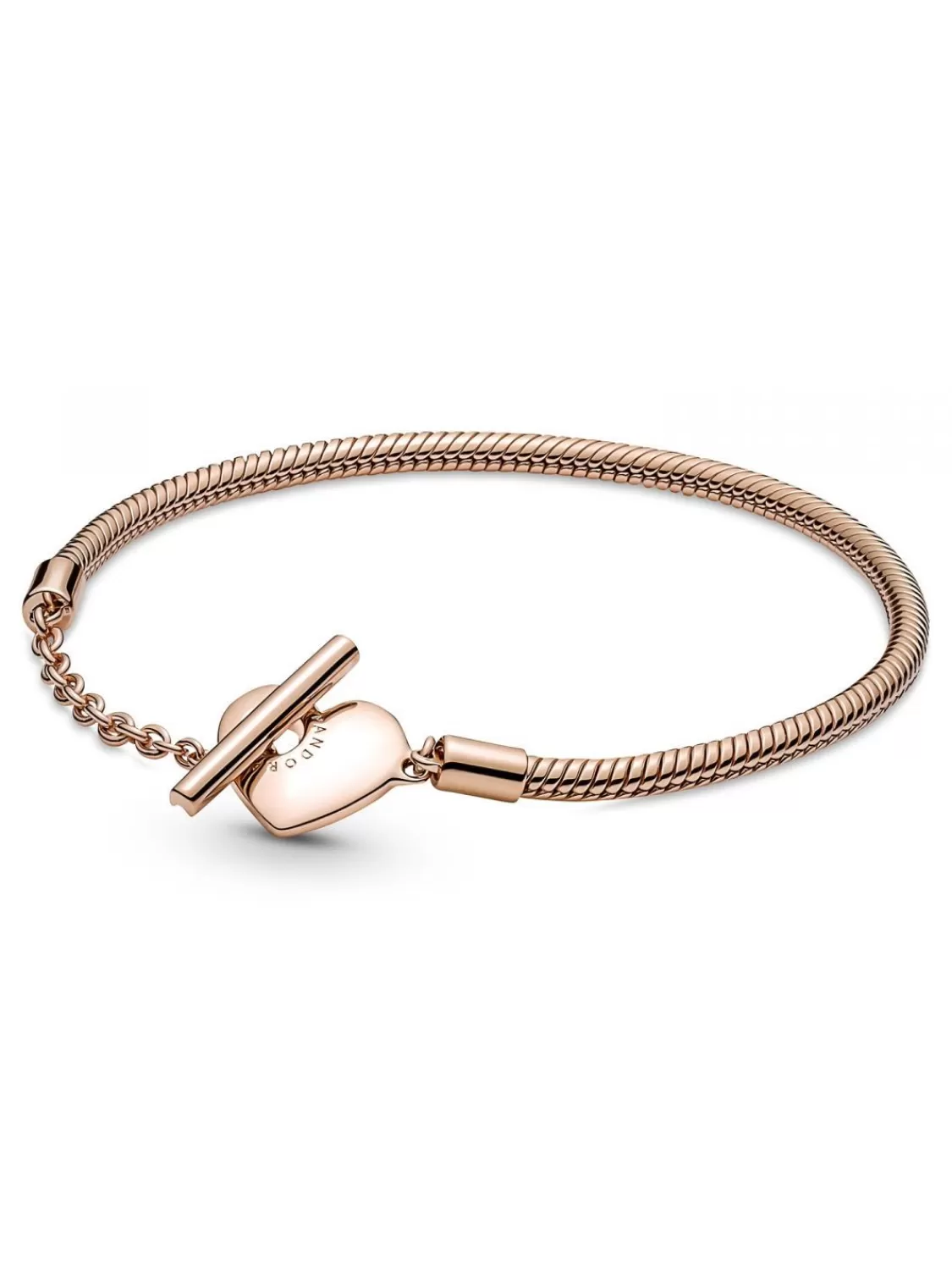 Pandora Armband Fur Damen Herz T-Bar Rosegoldfarben | Damenschmuck