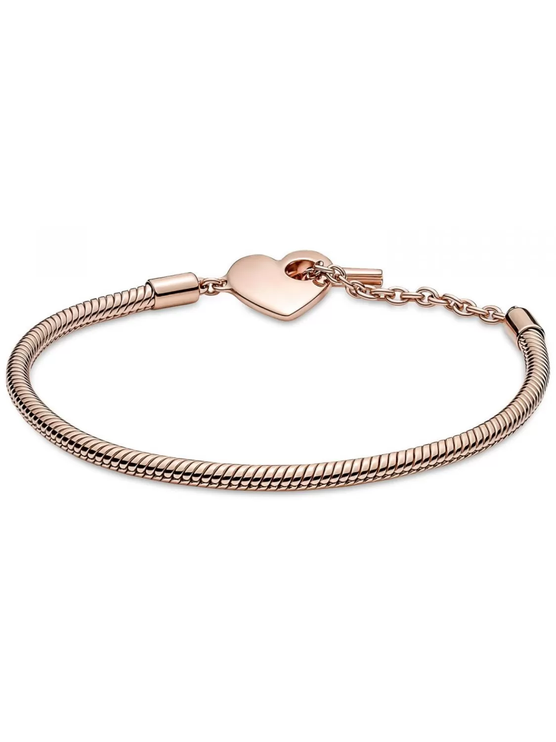 Pandora Armband Fur Damen Herz T-Bar Rosegoldfarben | Damenschmuck