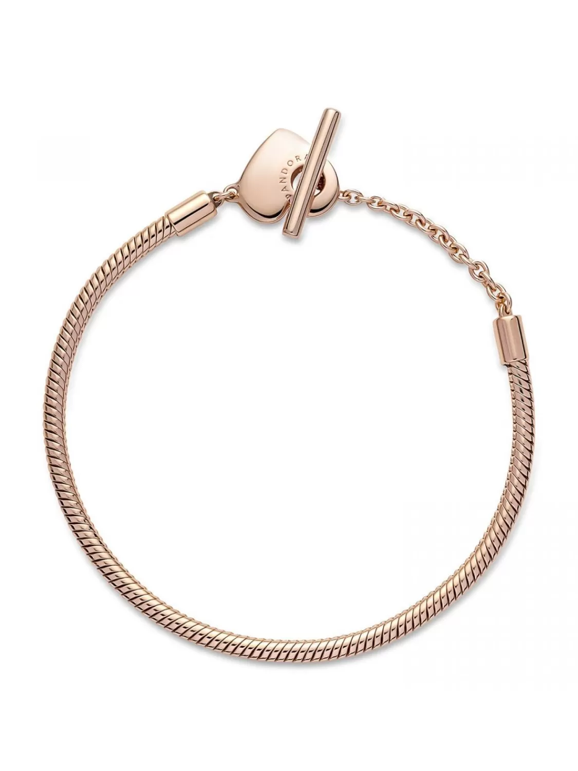 Pandora Armband Fur Damen Herz T-Bar Rosegoldfarben | Damenschmuck