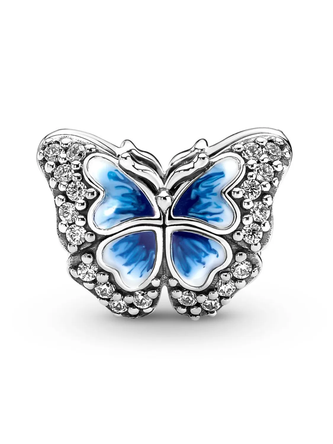 Pandora Damen-Armband Silber 925 Blauer Schmetterling | Damenschmuck