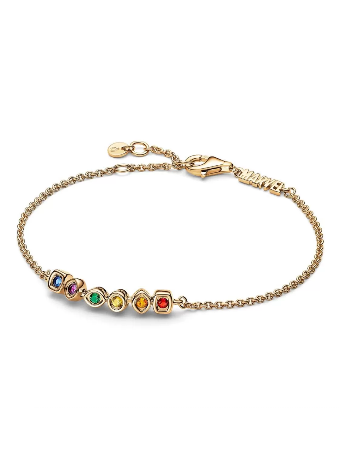 Pandora Damen-Armband The Avengers Unendlichkeits-Steine Goldfarben | Damenschmuck