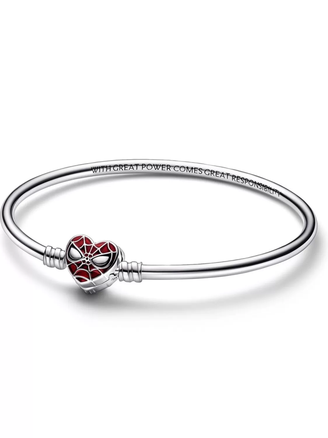 Pandora Damen-Armreif Spiderman Maske Silber 925 | Damenschmuck