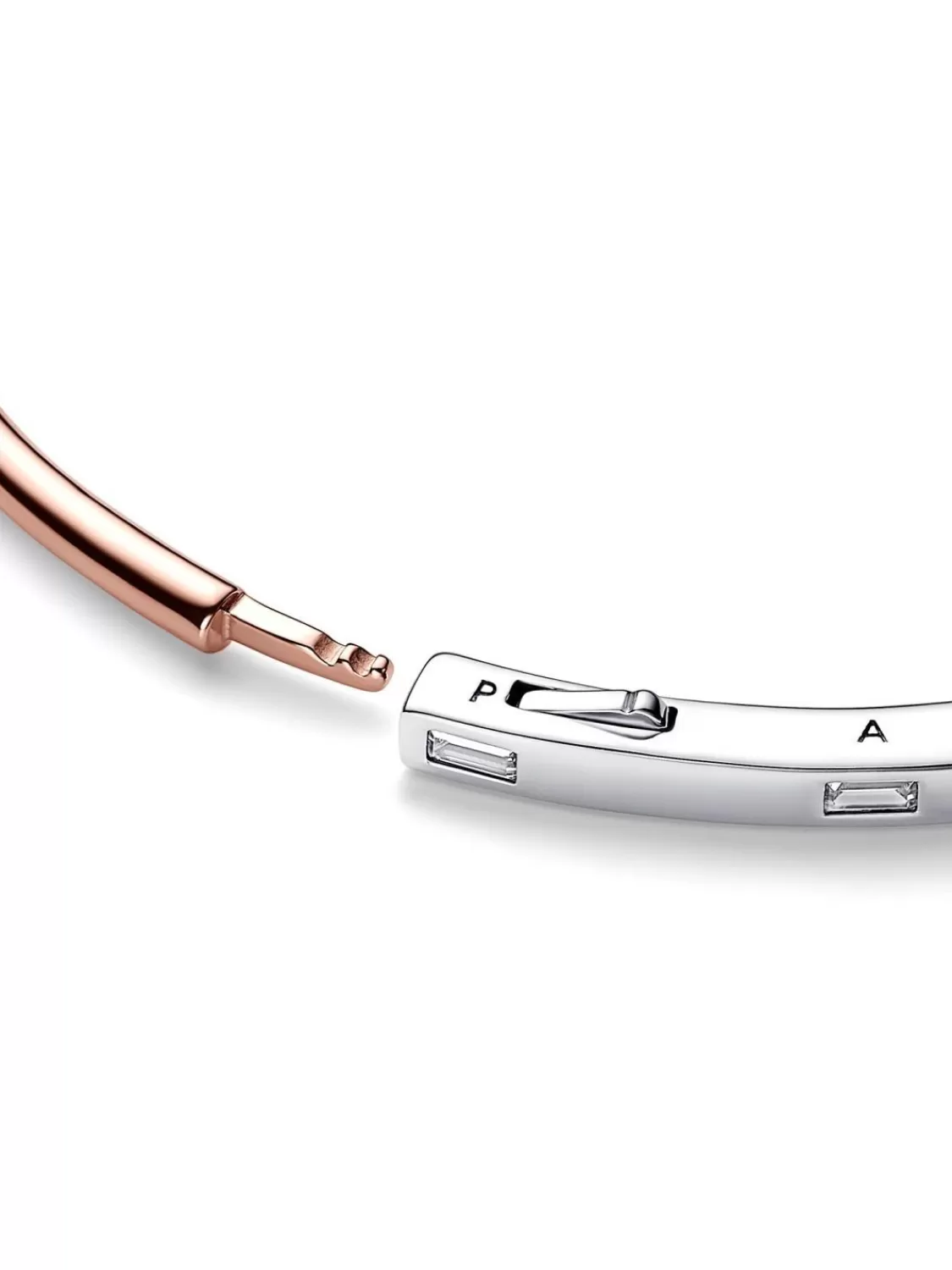 Pandora Damen-Armreif Zweifarbig I-D Pave | Damenschmuck