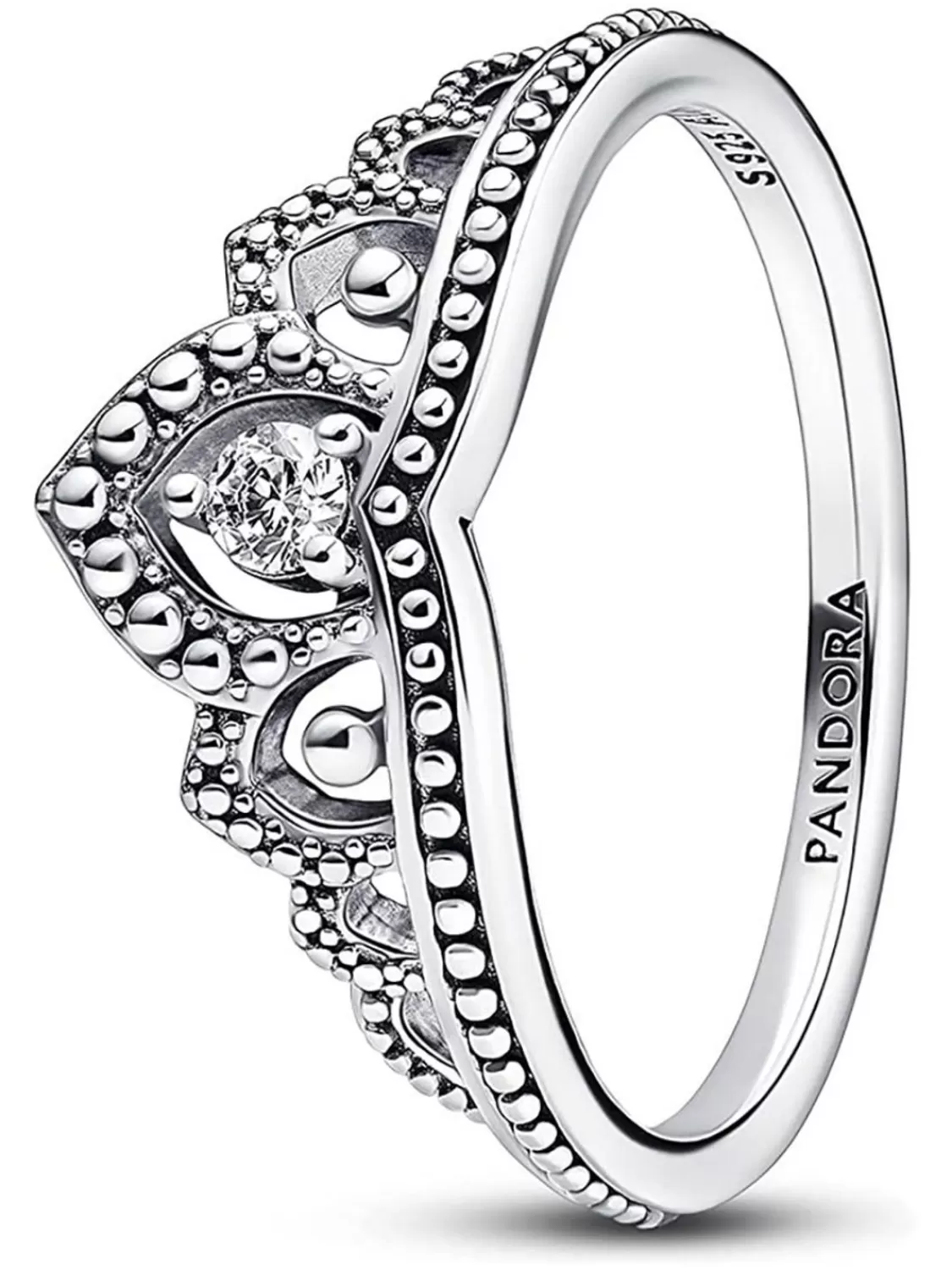 Pandora Damenring Edle Gebordelte Tiara | Damenschmuck