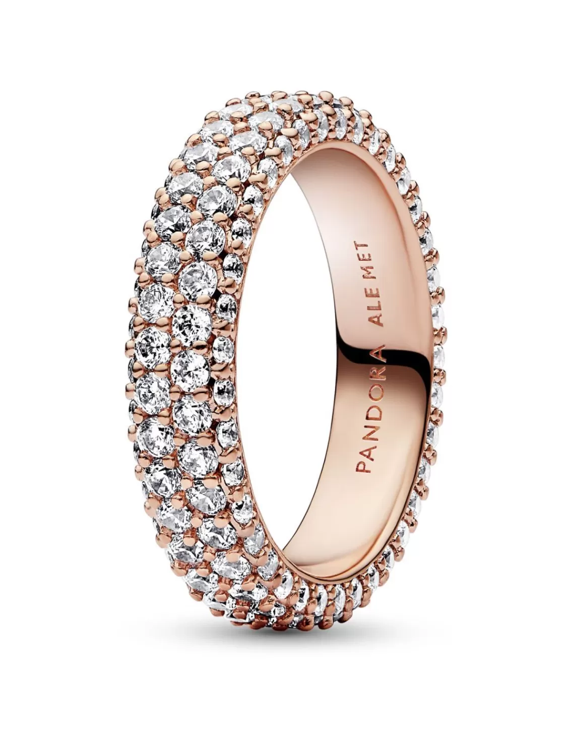 Pandora Ring Fur Damen Zeitloses Pave Rosegoldfarben | Damenschmuck