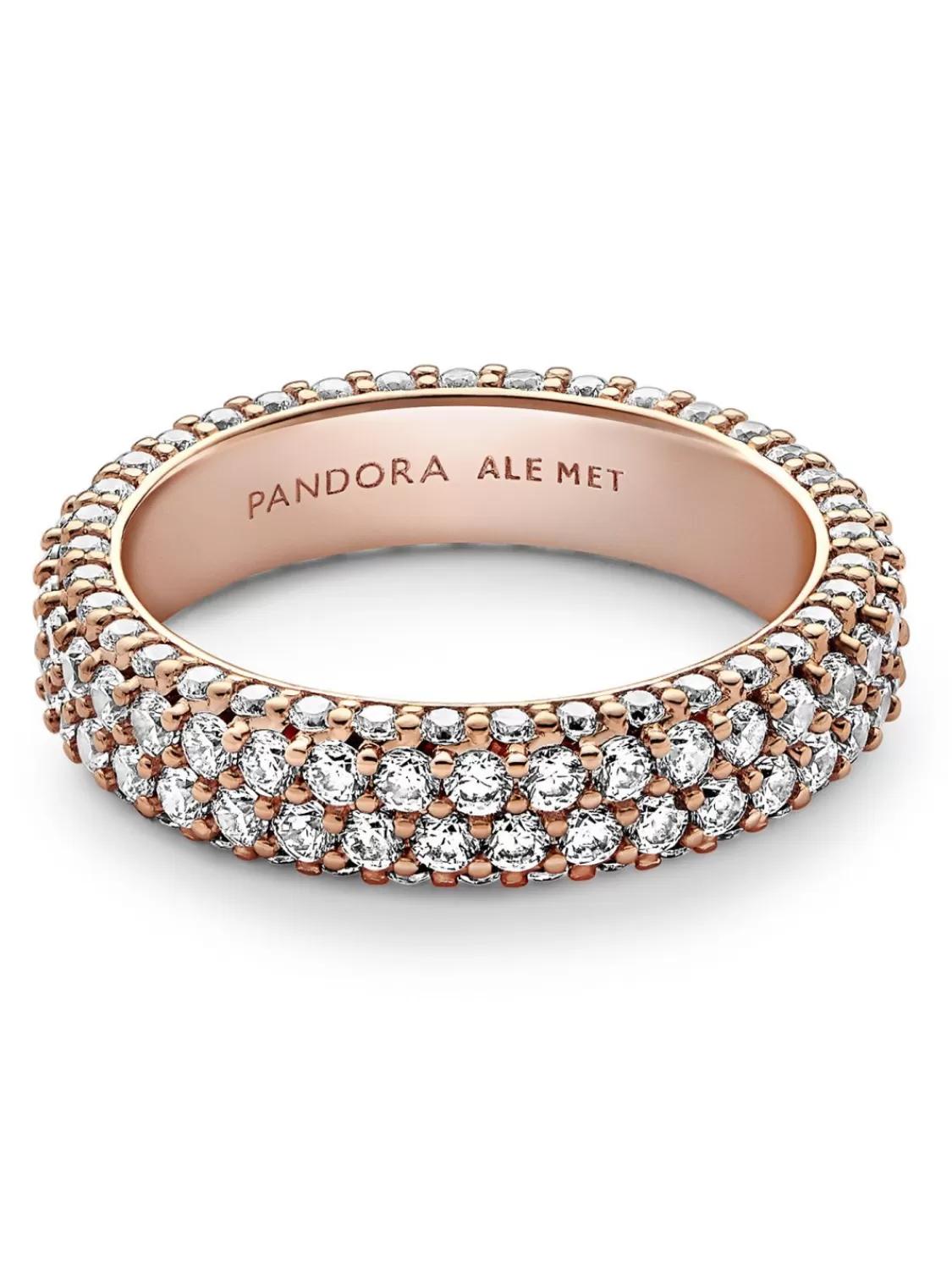 Pandora Ring Fur Damen Zeitloses Pave Rosegoldfarben | Damenschmuck
