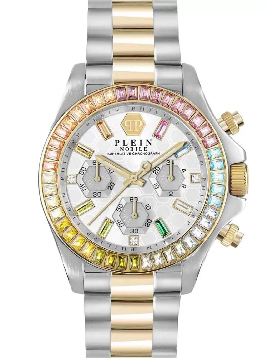 Philipp Plein Damenuhr Chronograph Nobile Lady Bicolor | Damenuhren