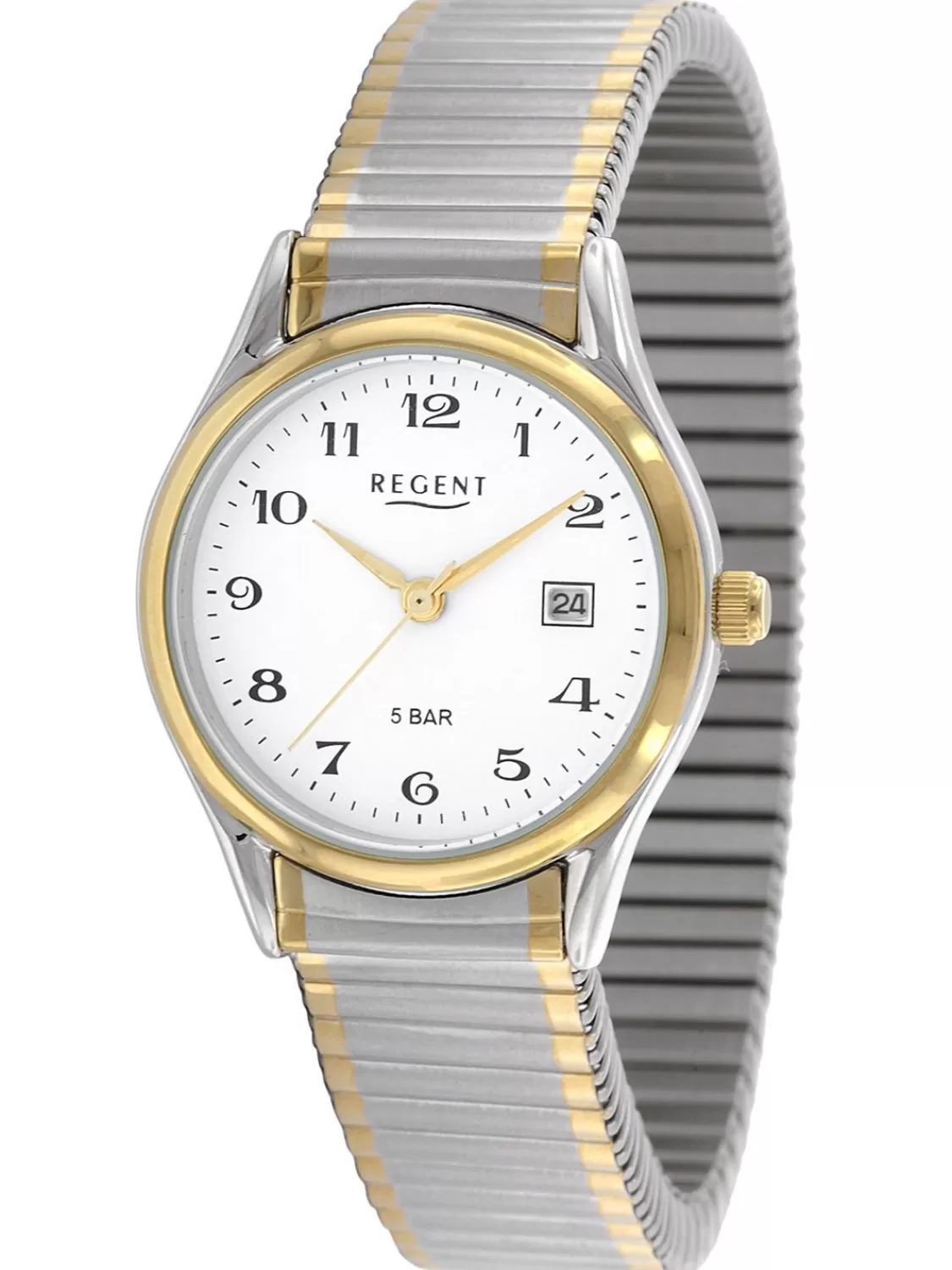 Regent Damenuhr Mit Zugband Bicolor O 28 Mm | Damenuhren
