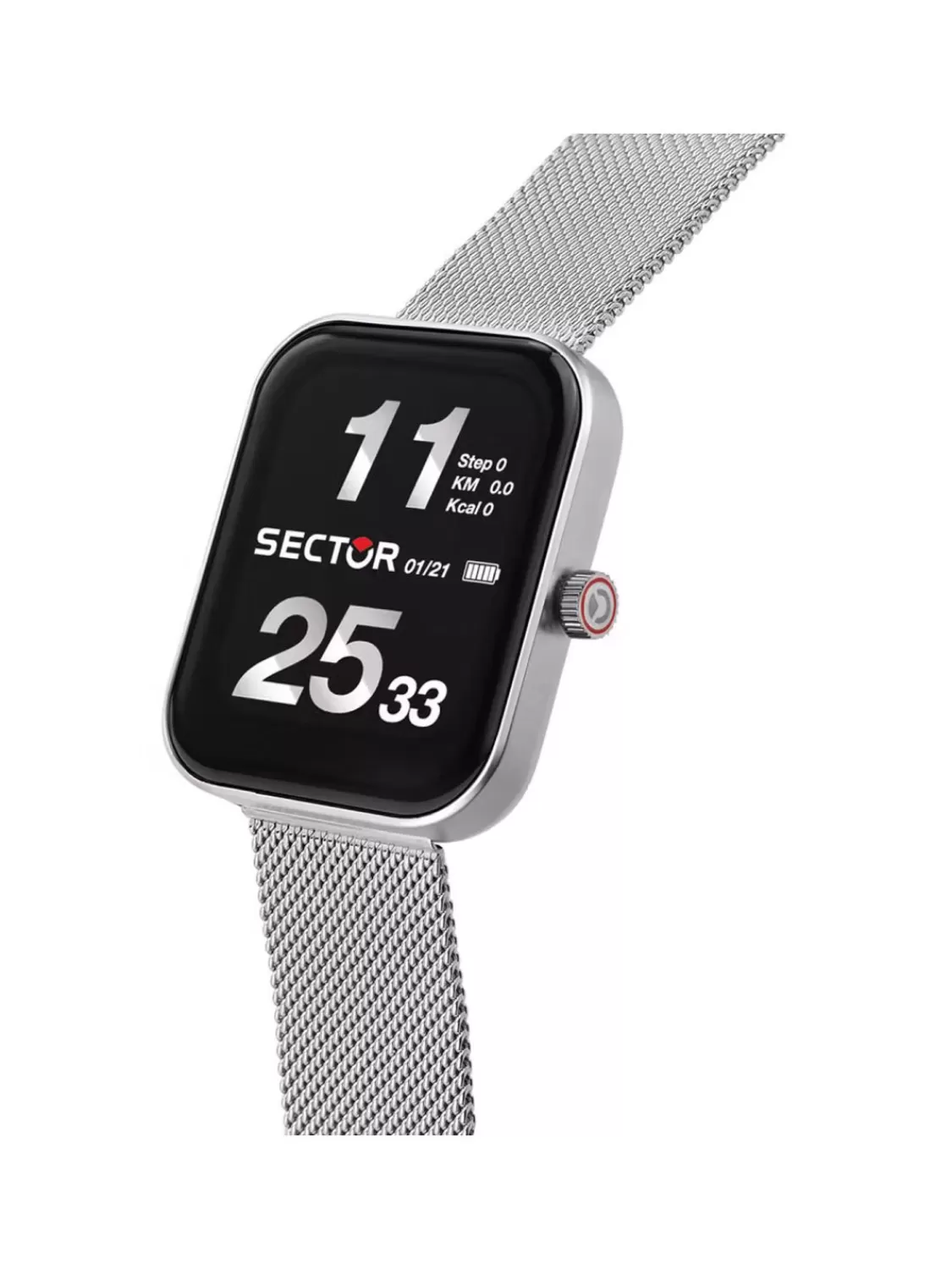 Sector S-03 Pro Light Smartwatch Silberfarben Mit 2 Bandern | Herrenuhren