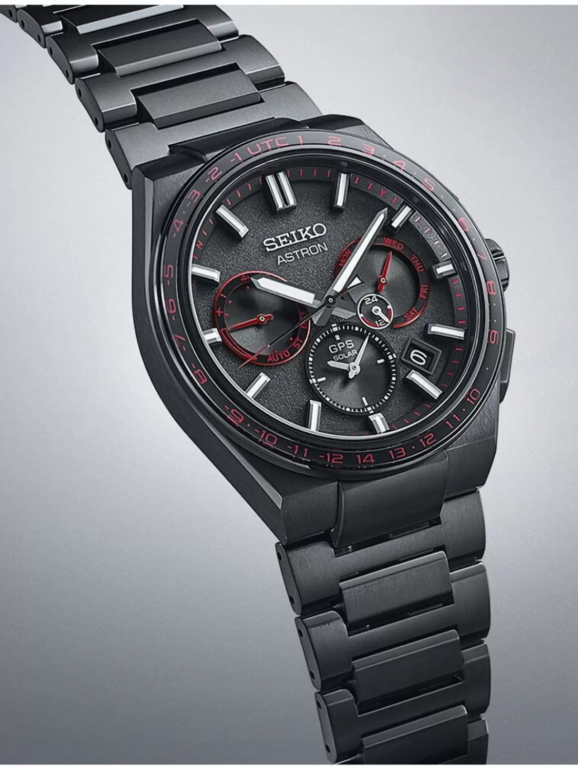Seiko Astron Gps Solar Dual Time Herren-Uhr Titan Limited Edition | Herrenuhren