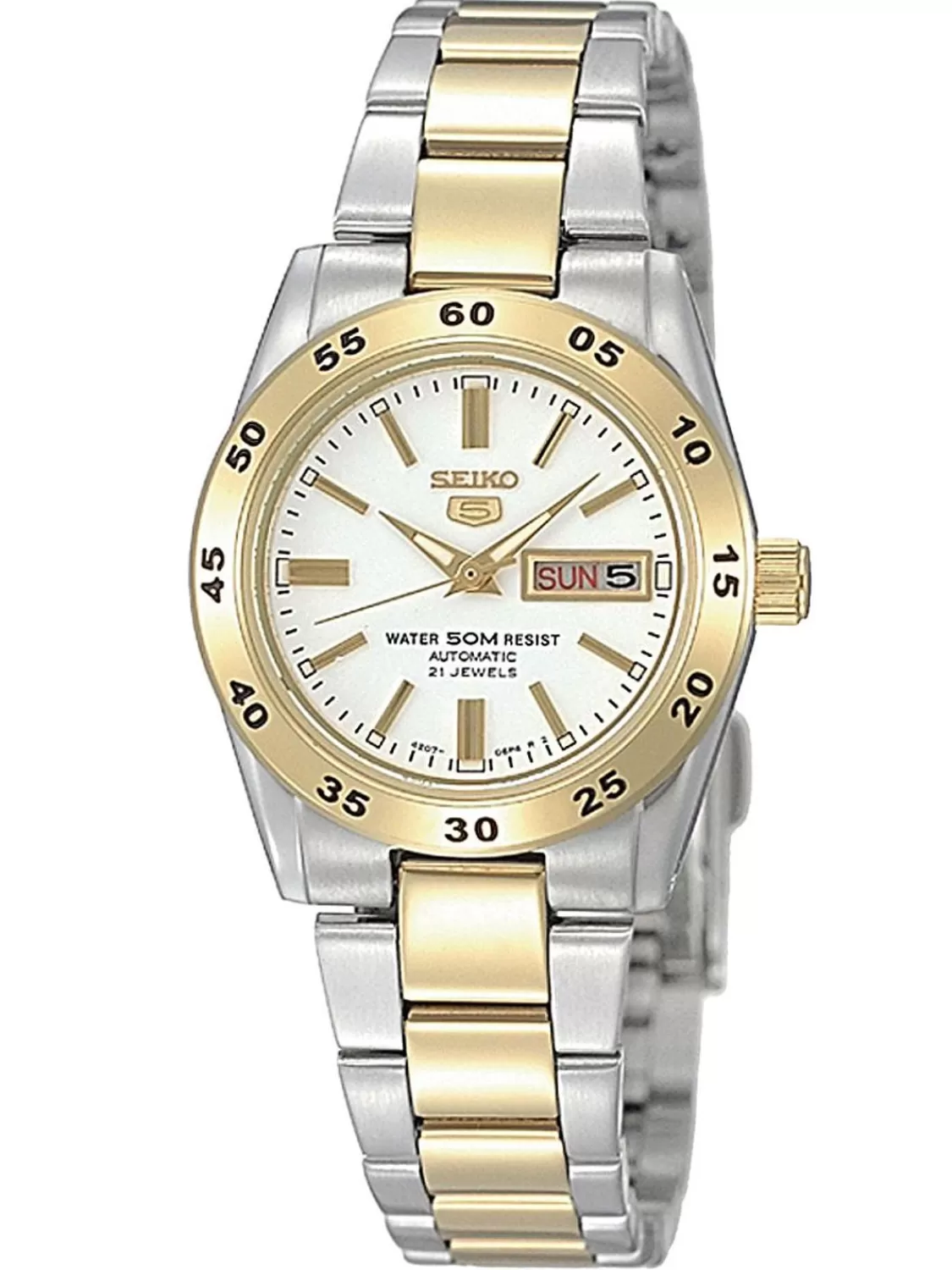 Seiko Bicolor Damenuhr 5 Automatik | Damenuhren