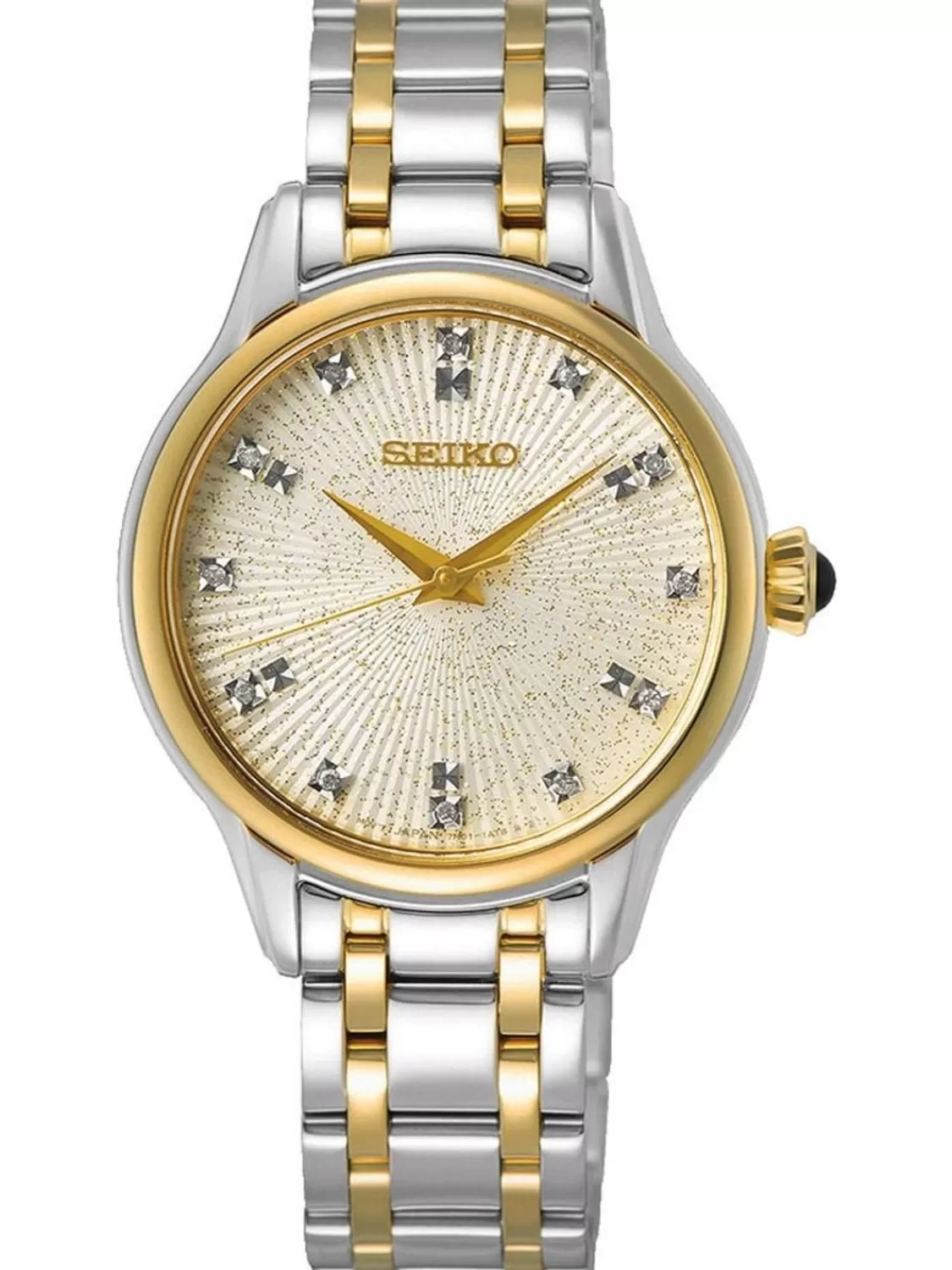 Seiko Damenuhr Bicolor Mit Diamanten | Damenuhren