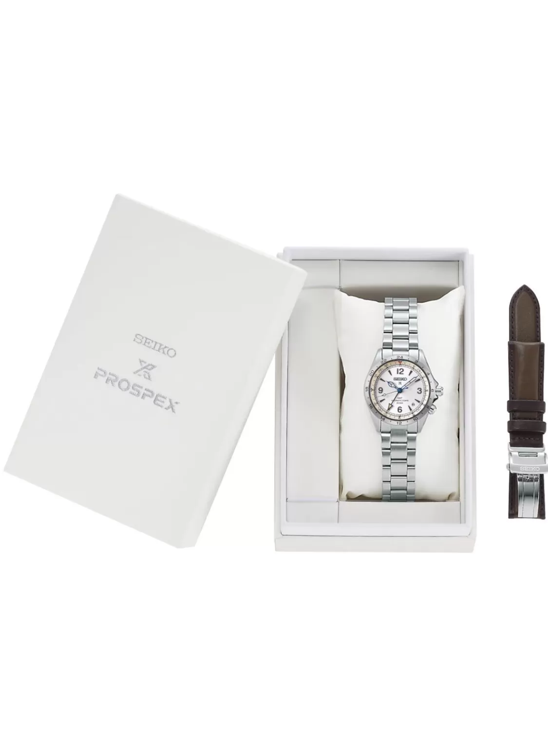 Seiko Prospex Land Herrenuhr Automatik Gmt Mit 2 Bandern Le | Herrenuhren