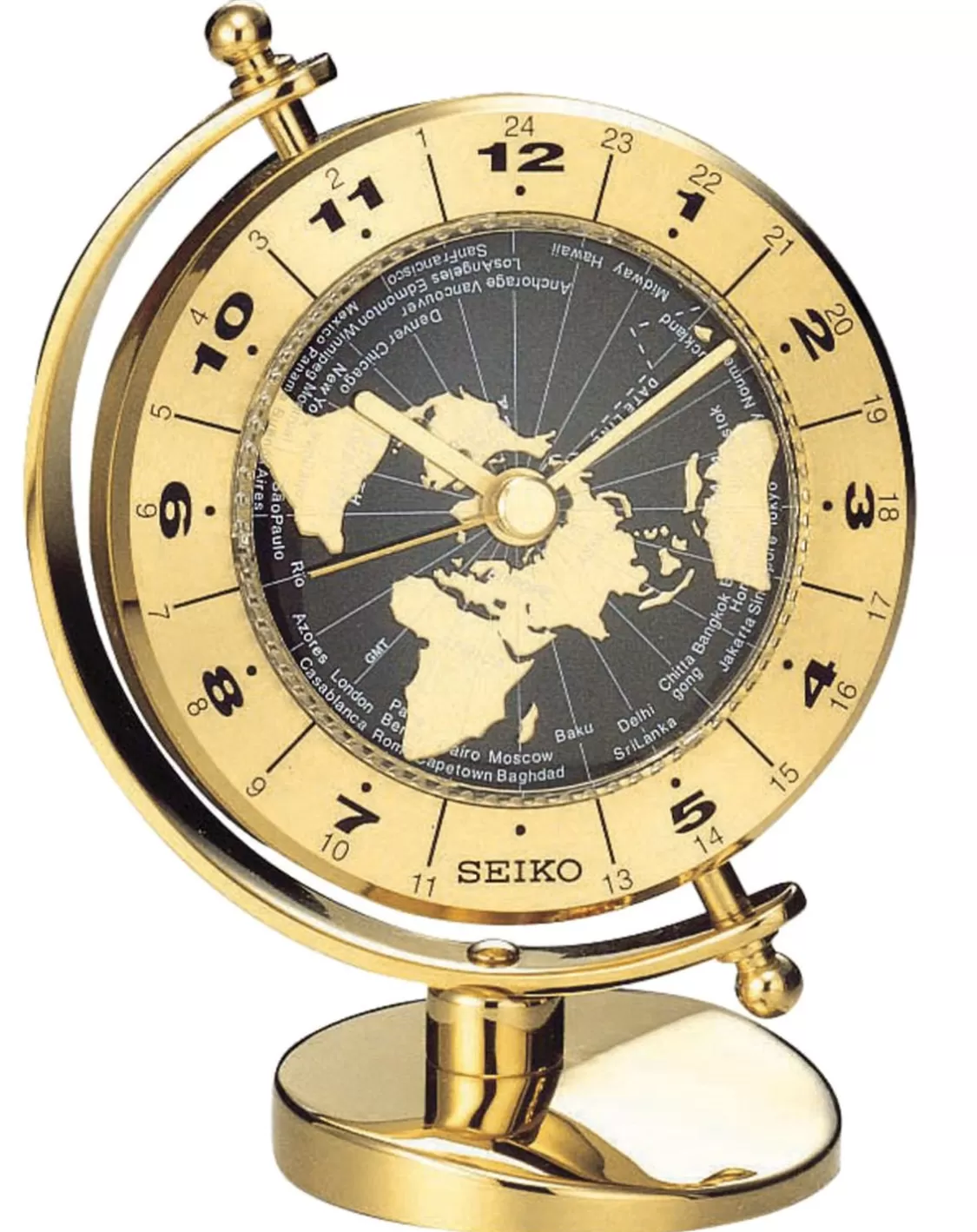 Seiko Tischuhr Globus | Tischuhren