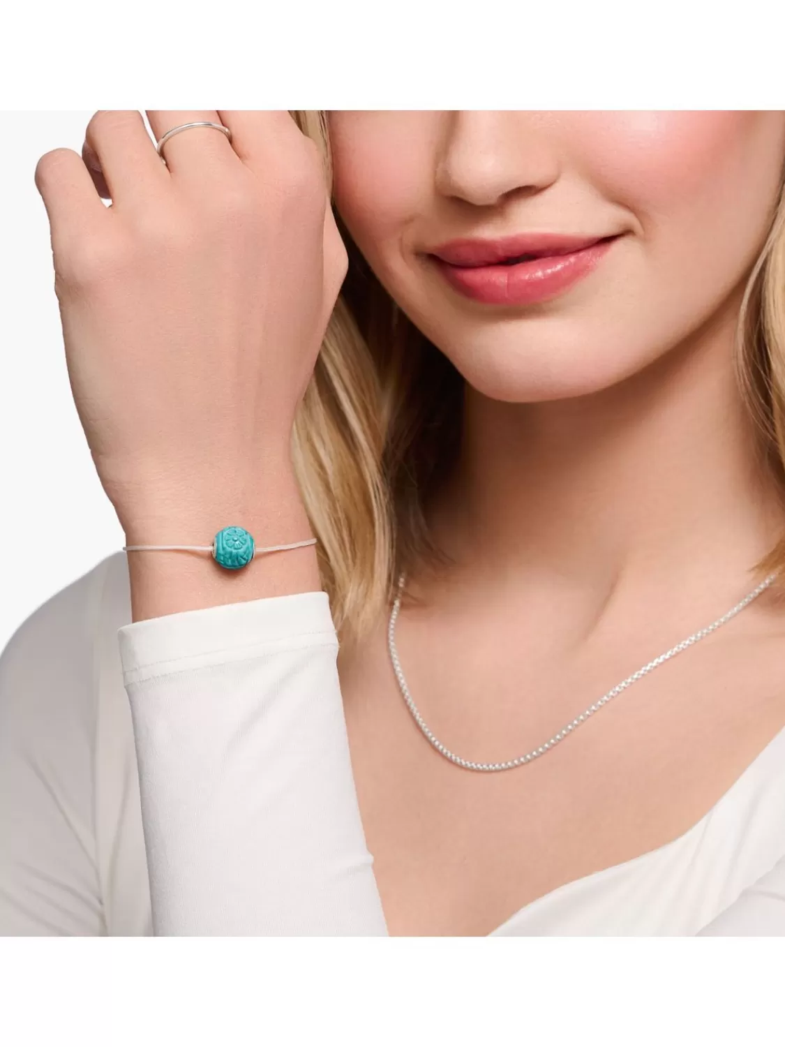 Thomas Sabo Armband Karma Secret Mit Turkisfarbenem Howlith | Damenschmuck