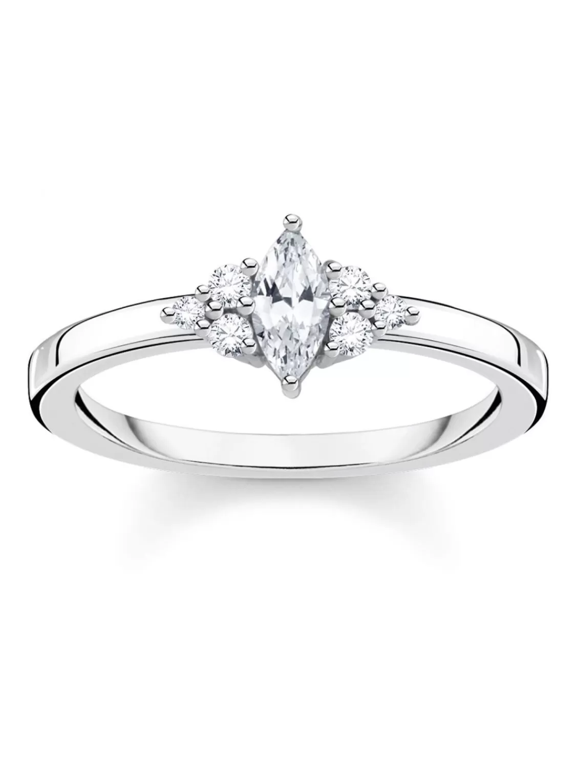 Thomas Sabo Damenring Silber Vintage Weise Steine | Damenschmuck