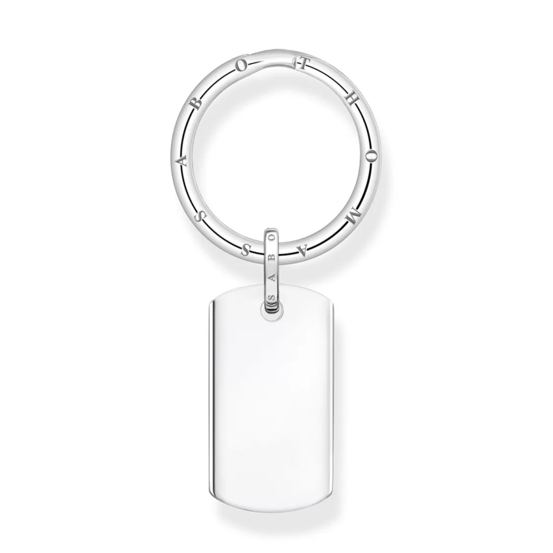 Thomas Sabo Schlusselring Dog Tag Silber | Schlüsselanhänger