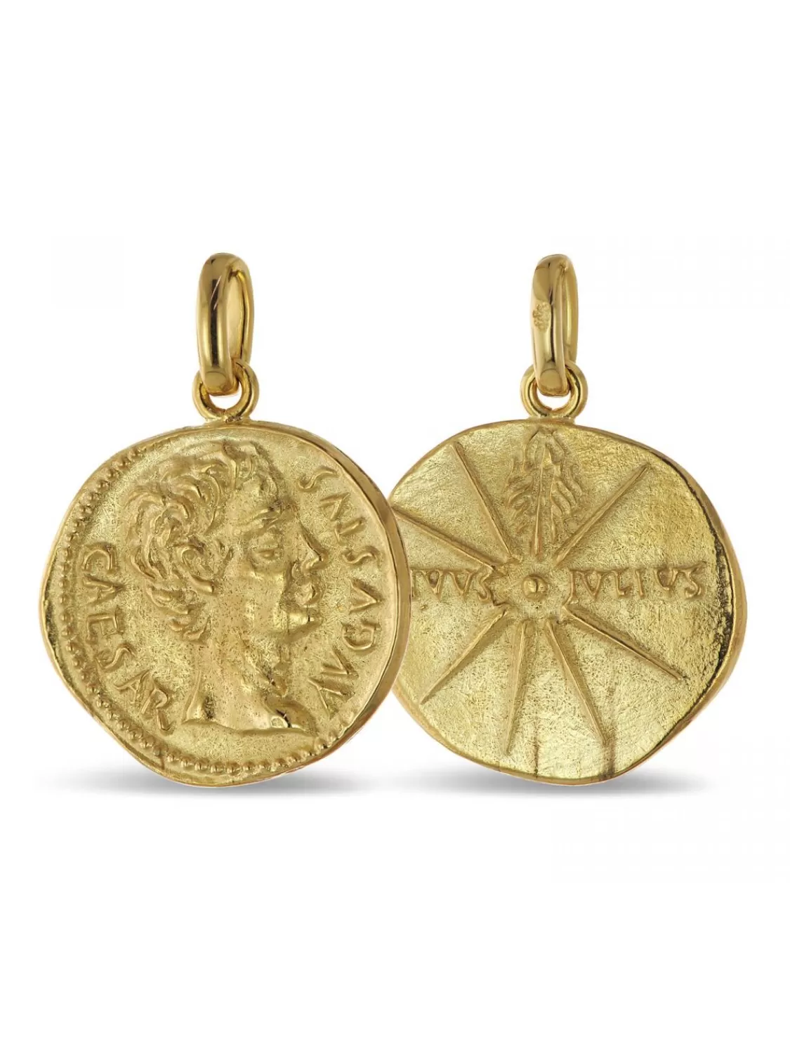 trendor Anhanger Augustus 333 Gold Replikat Romischer Denar Munze | Herrenschmuck
