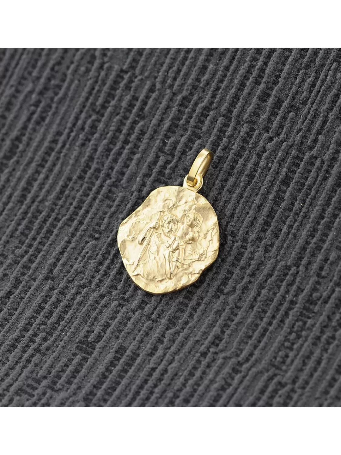 trendor Anhanger Christophorus Gold 585 (14 Karat) O 16 Mm | Herrenschmuck